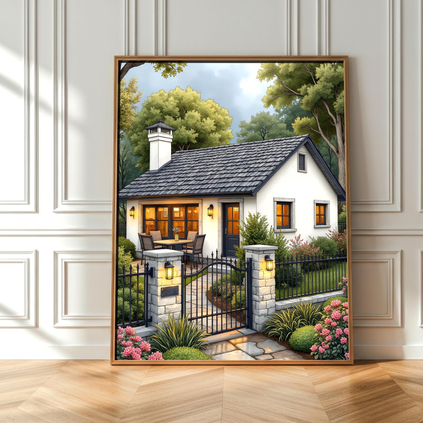Dream Cottage Wall Art – Digital Download (Set of 4)