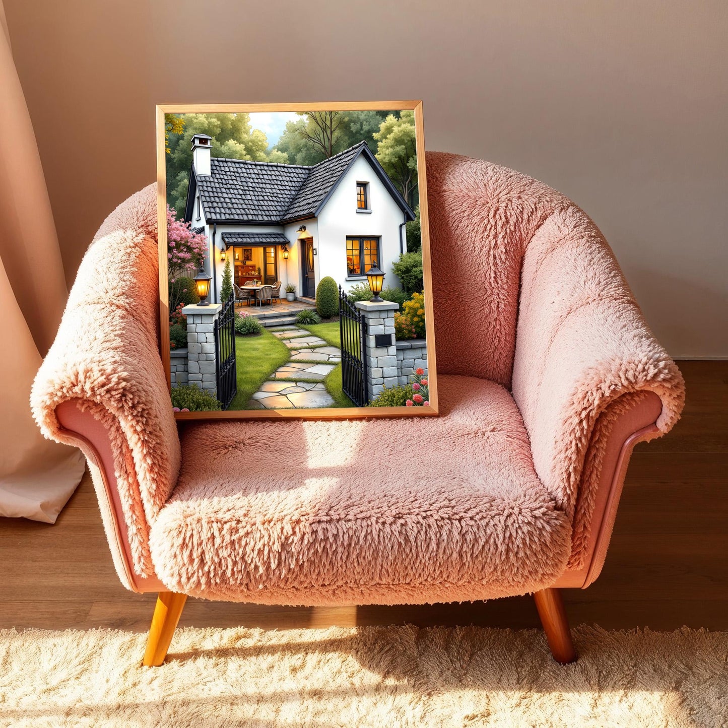 Dream Cottage Wall Art – Digital Download (Set of 4)