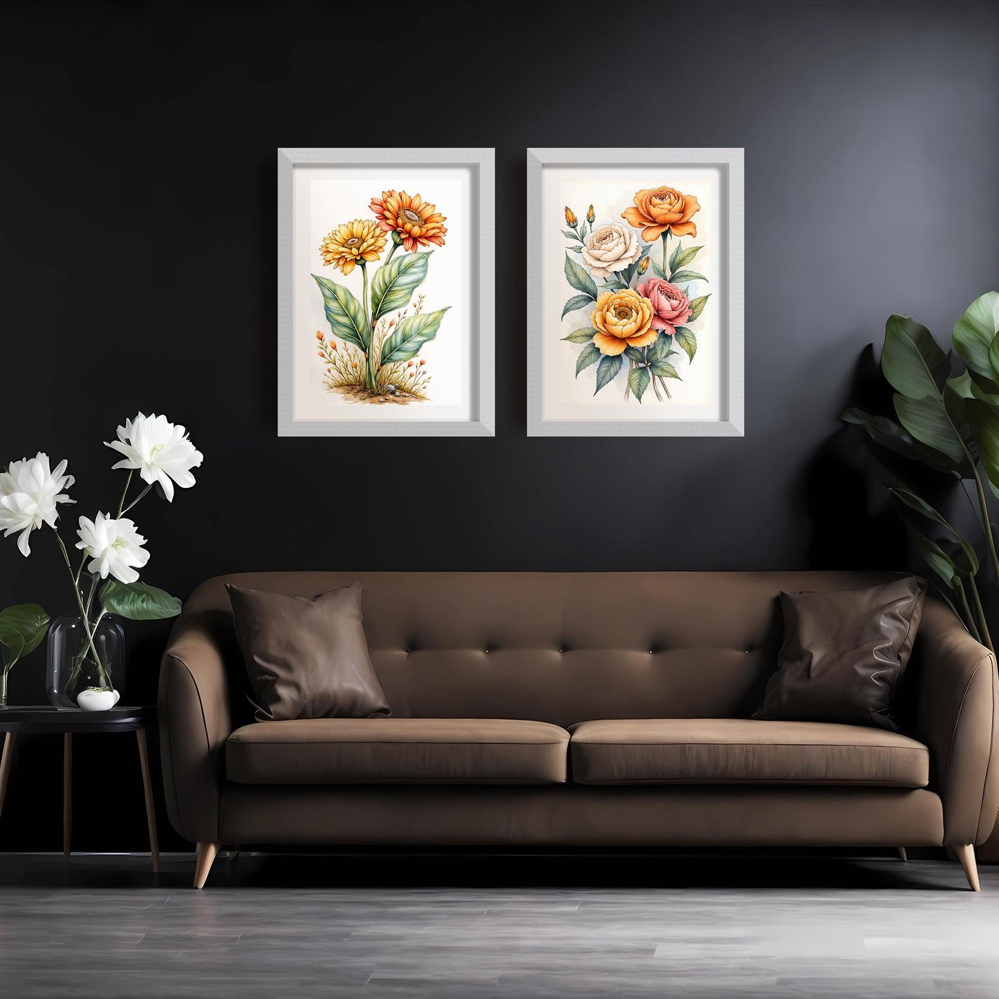 Flower Digital Art - Watercolor Painting (Digital Download)