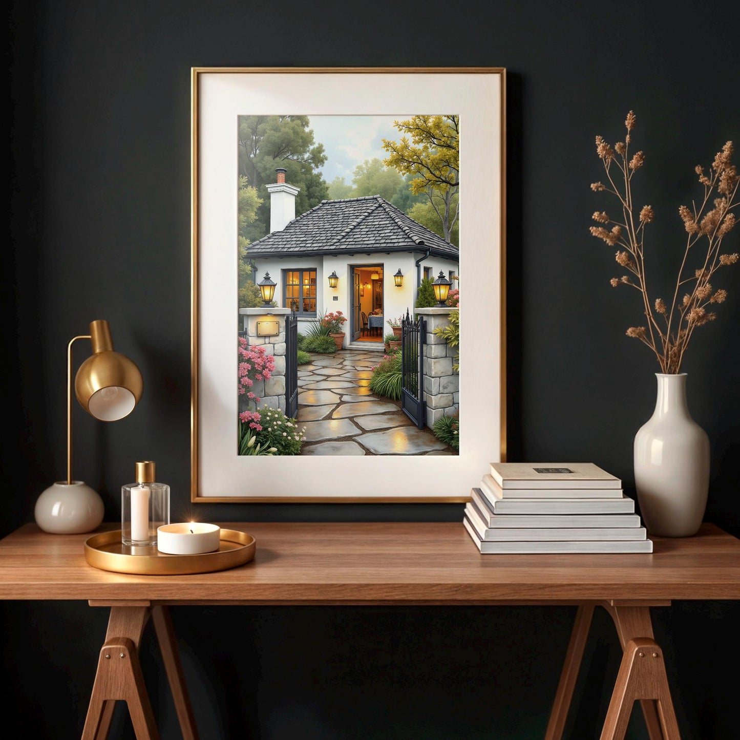 Dream Cottage Wall Art – Digital Download (Set of 4)
