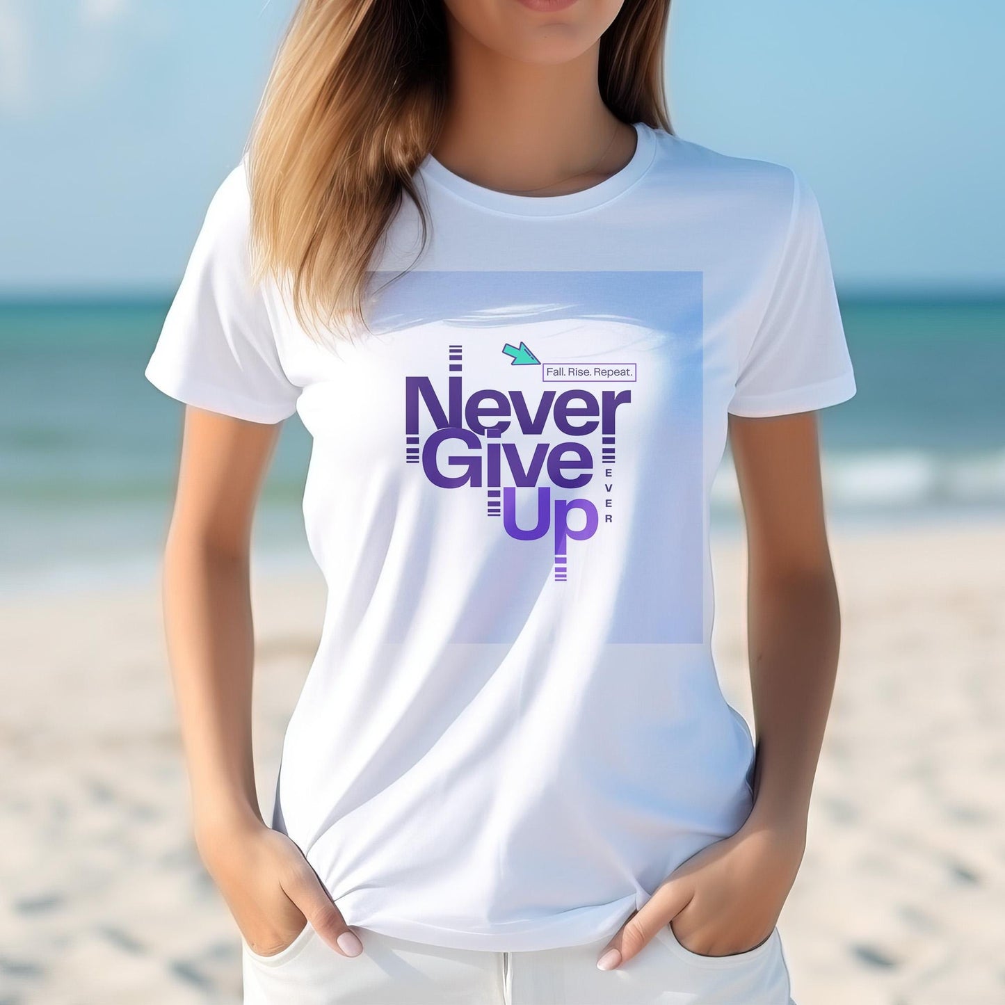 Never Give Up - Motivational Quote for Frames, Mugs and Anything to Give you Reminder DAILY | Digital Download | 275 DPI