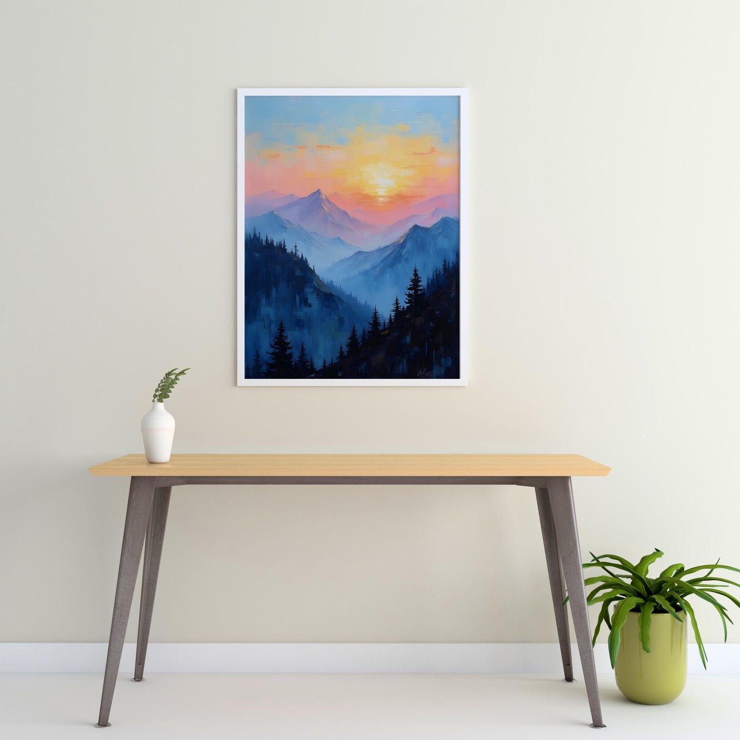 Sunrise Landscape Wall Art | Digital Download Prints | High-Res JPG | Nature Home Decor | Aesthetic Printable Artwork