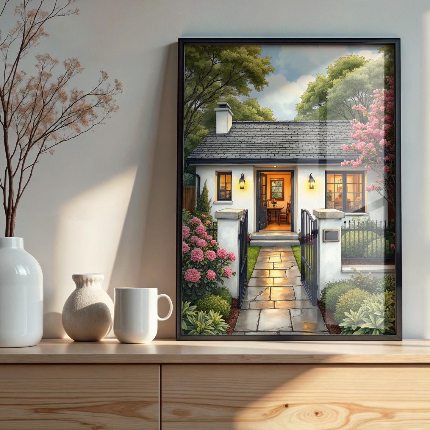Dream Cottage Wall Art – Digital Download (Set of 4)