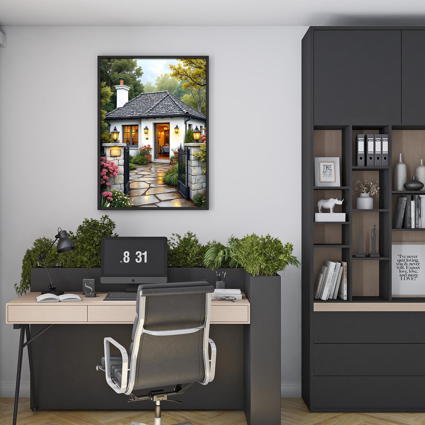 Dream Cottage Wall Art – Digital Download (Set of 4)