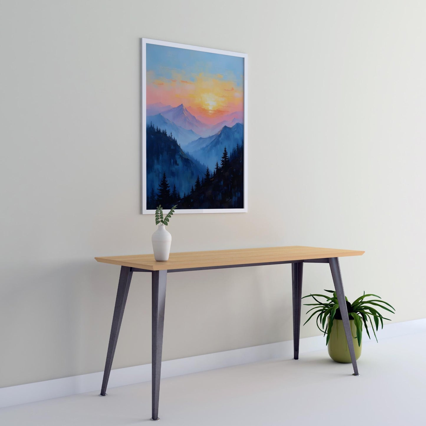 Sunrise Landscape Wall Art | Digital Download Prints | High-Res JPG | Nature Home Decor | Aesthetic Printable Artwork