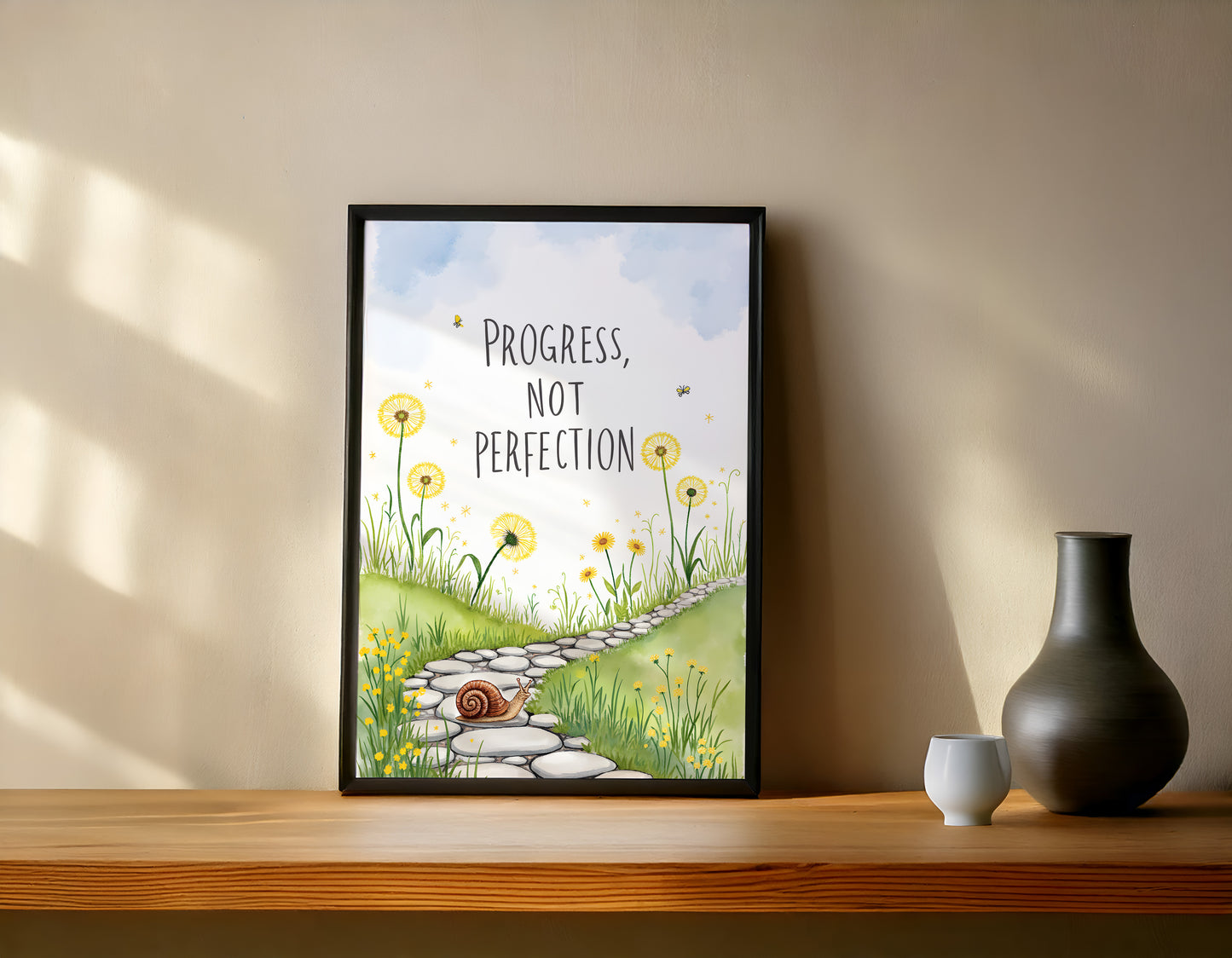 Inspirational Quote Wall Art | Printable Reminder Art | Digital Download | Cozy Home Decor | High-Resolution JPG