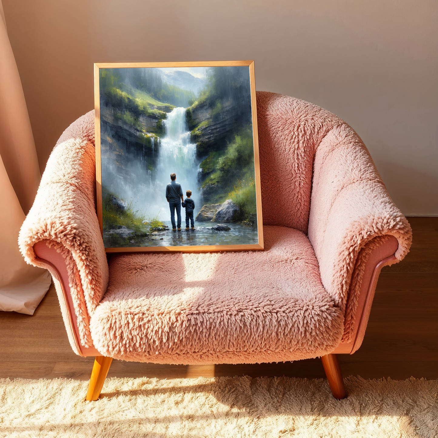 Father’s Day Digital Paintings Bundle – 9 High-Resolution JPG Imagess,24 x 36 inches, 300 DPI (Best for Printing) – Unique Oil Painting Style