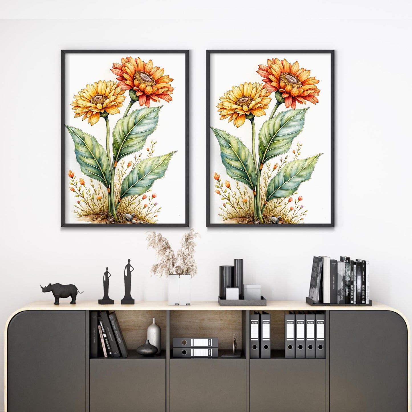 Flower Digital Art - Watercolor Painting (Digital Download)