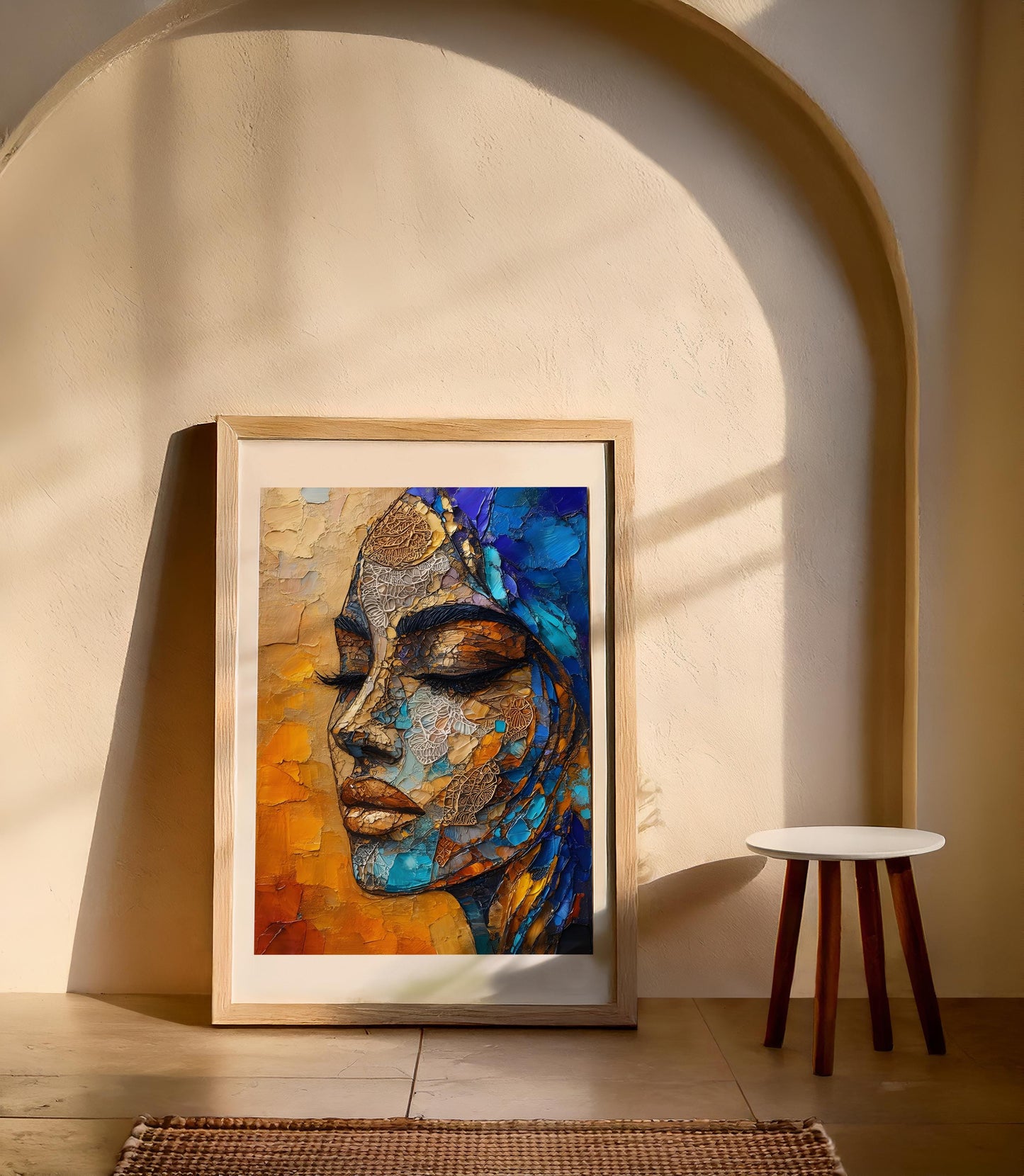 Abstract Painting - Woman | Wall Art – Set of 2 Digital Downloads | Modern Feminine Art Prints, High-Res JPGs in Standard Portrait Sizes