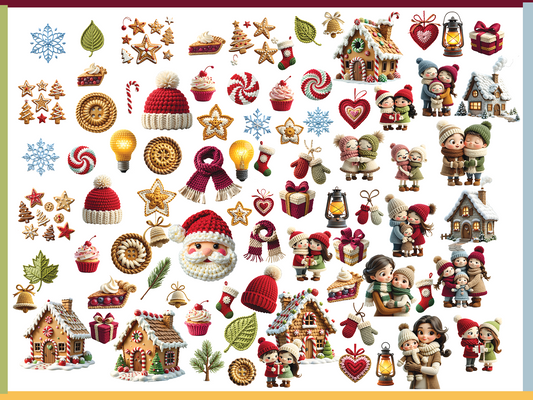 Crochet Stickers Seasons | High Quality 300dpi PNGs 1500x1500px (Digital Download) (Copy)