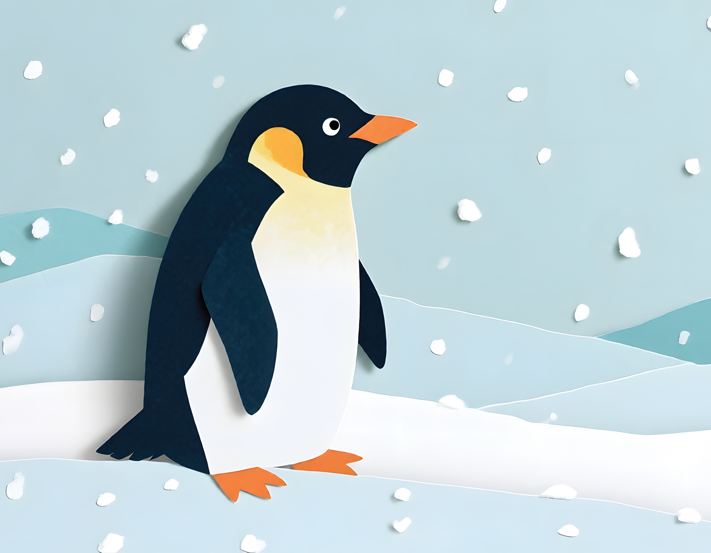 Animal Kingdom Modern Paper Cut Calendar 2026 (Spiral Binding Wall Hanging)