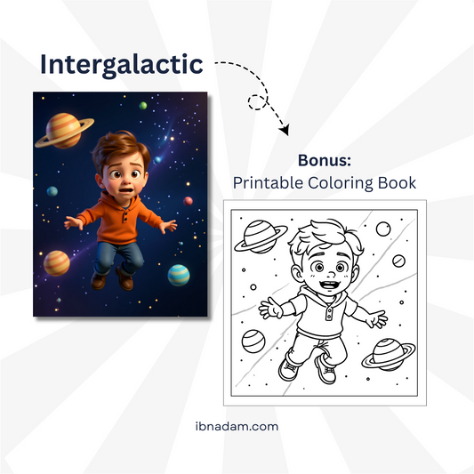 Intergalactic - Jason's Travel to Stars & Back | Illustrated Storybook for 6 to 10 Years Old Kids