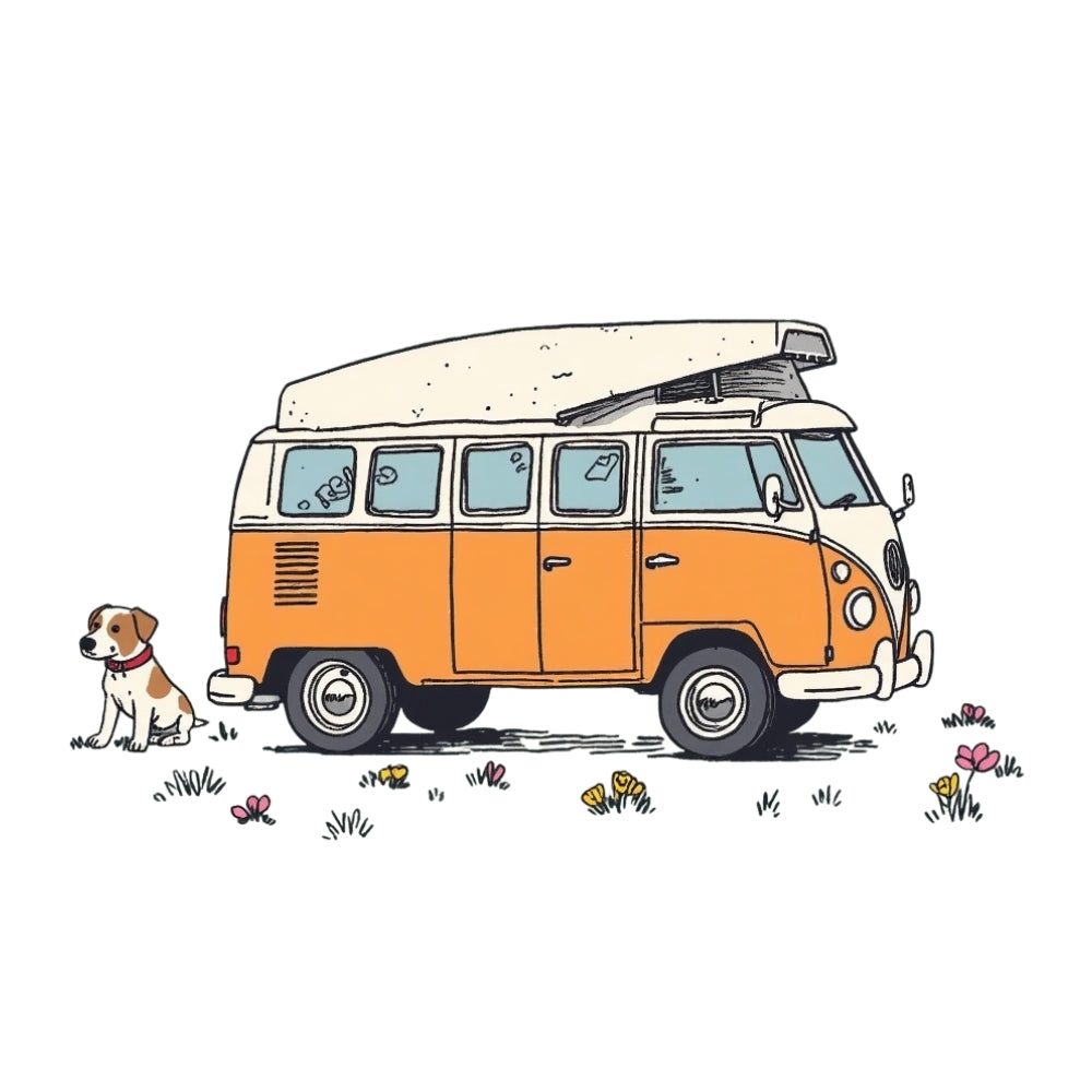 Doodle Campers Stickers Pack | 34 Digital Stickers | Suitable for Crafts, Mugs, Tumblers, Wrapping Paper