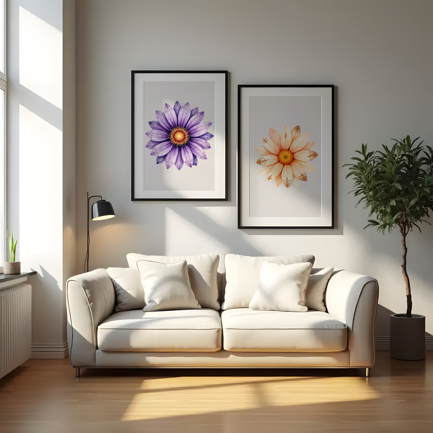 PSD Mockups for Wall Arts | 6 Mockup Bundle | Digital Download