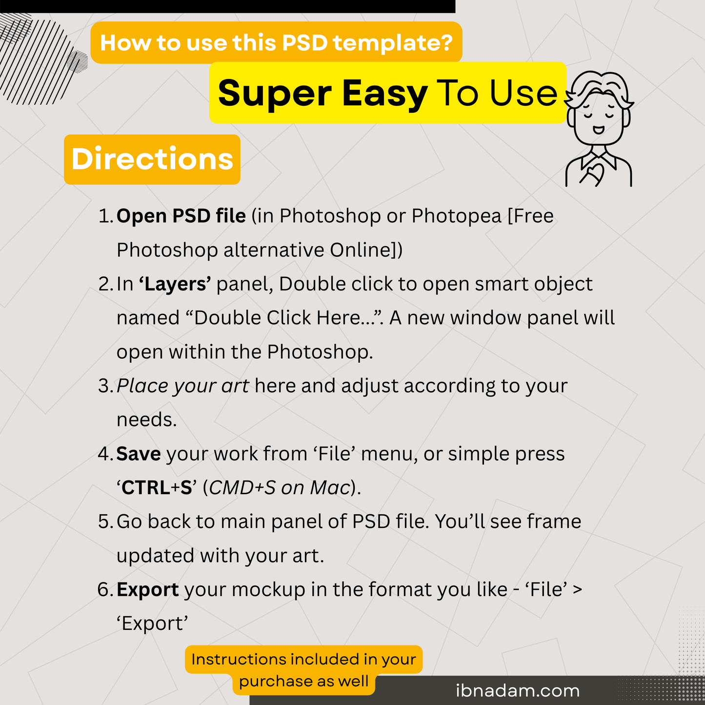 Frame Mockup for Wall Arts for Bed Room | High Quality PSD Mockup Template