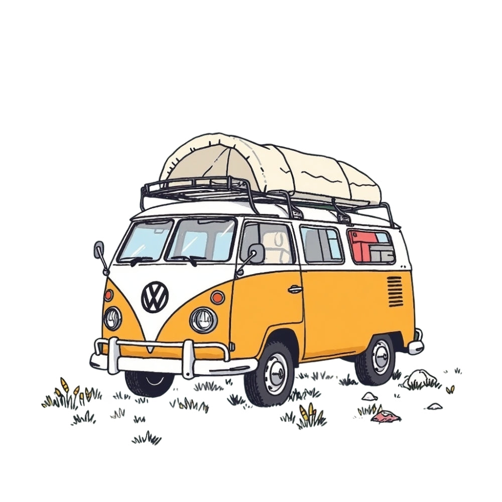 Doodle Campers Stickers Pack | 34 Digital Stickers | Suitable for Crafts, Mugs, Tumblers, Wrapping Paper