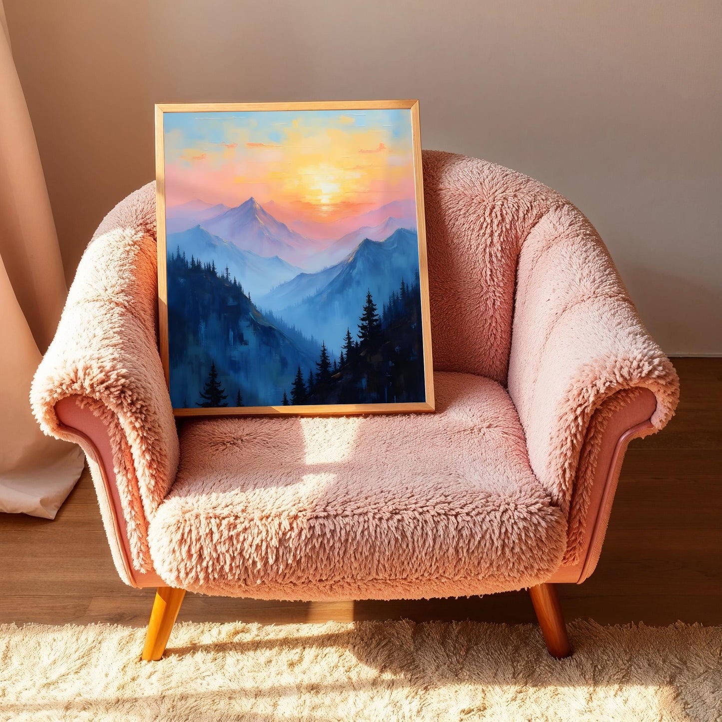 Sunrise Landscape Wall Art | Digital Download Prints | High-Res JPG | Nature Home Decor | Aesthetic Printable Artwork