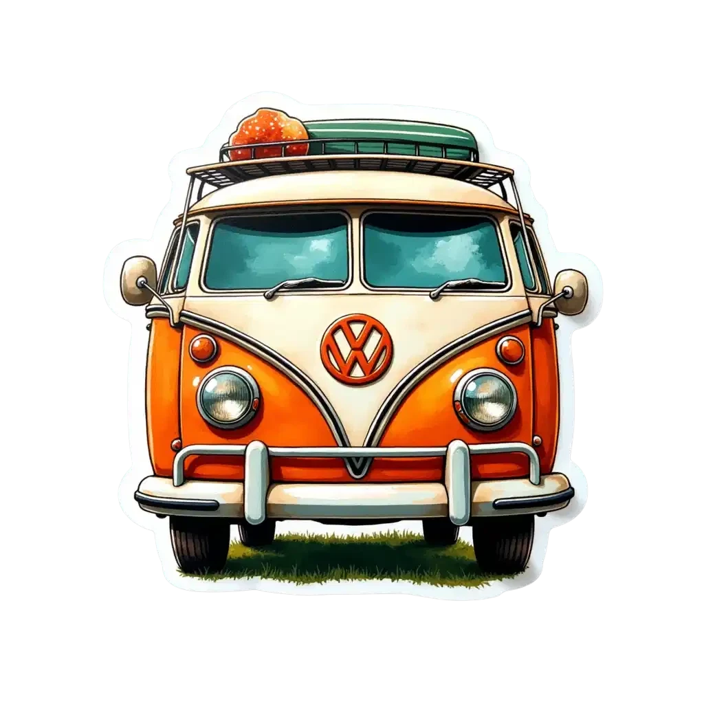 Camper Van Sticker Packs: Buy 2 Packs and Get 2 Packs FREE (Digital Download)