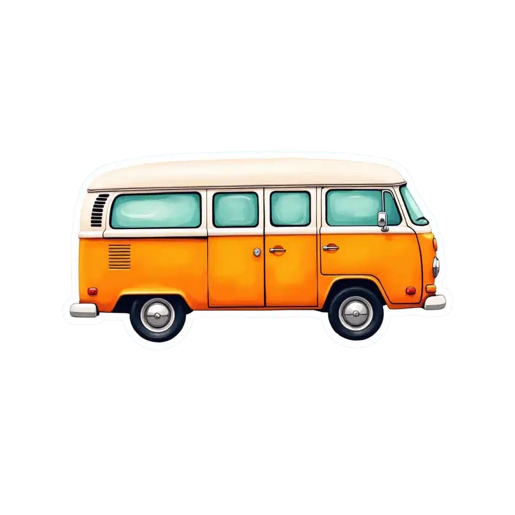 Camper Van Sticker Packs: Buy 2 Packs and Get 2 Packs FREE (Digital Download)