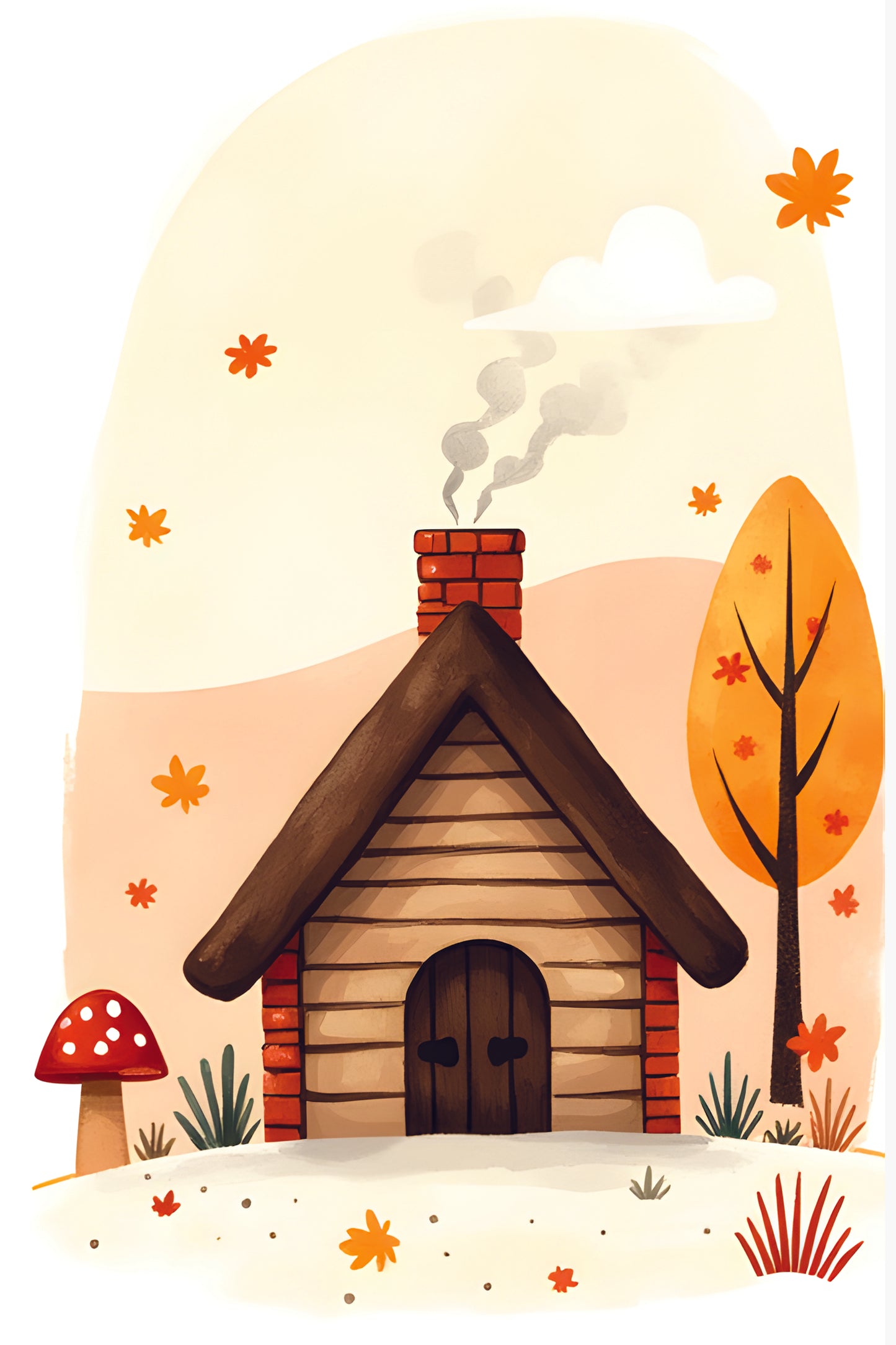 Fall Triptych Doodle Art | Kids Nursery Decor (Digital Download)