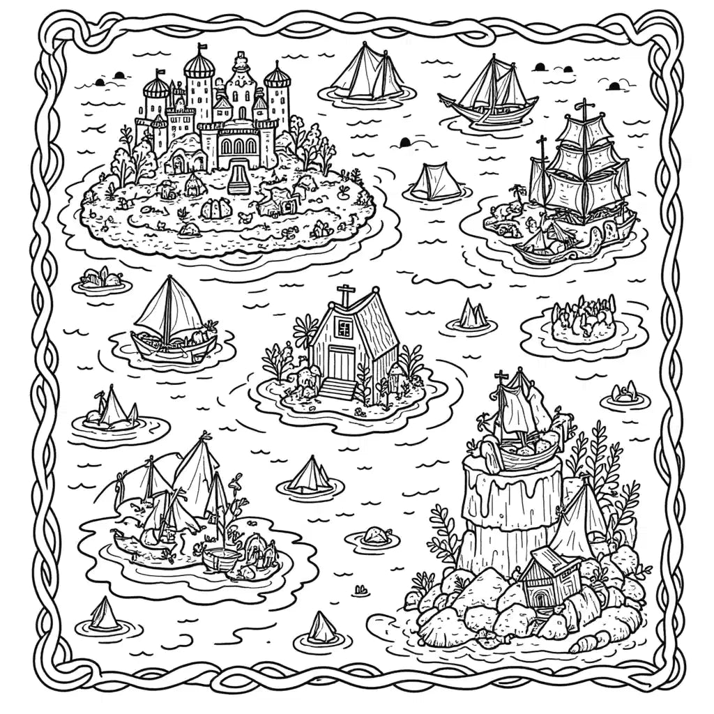 Coloring Pages for Adults [3 Packs + 1 Bonus Pack] - Instant Digital Download - For Personal & Commercial Use