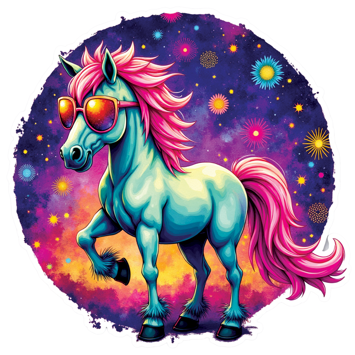 Cute Horse Sticker Pack – 65 PNG Horse Stickers + Free 17 Puppy Stickers (Digital Download)