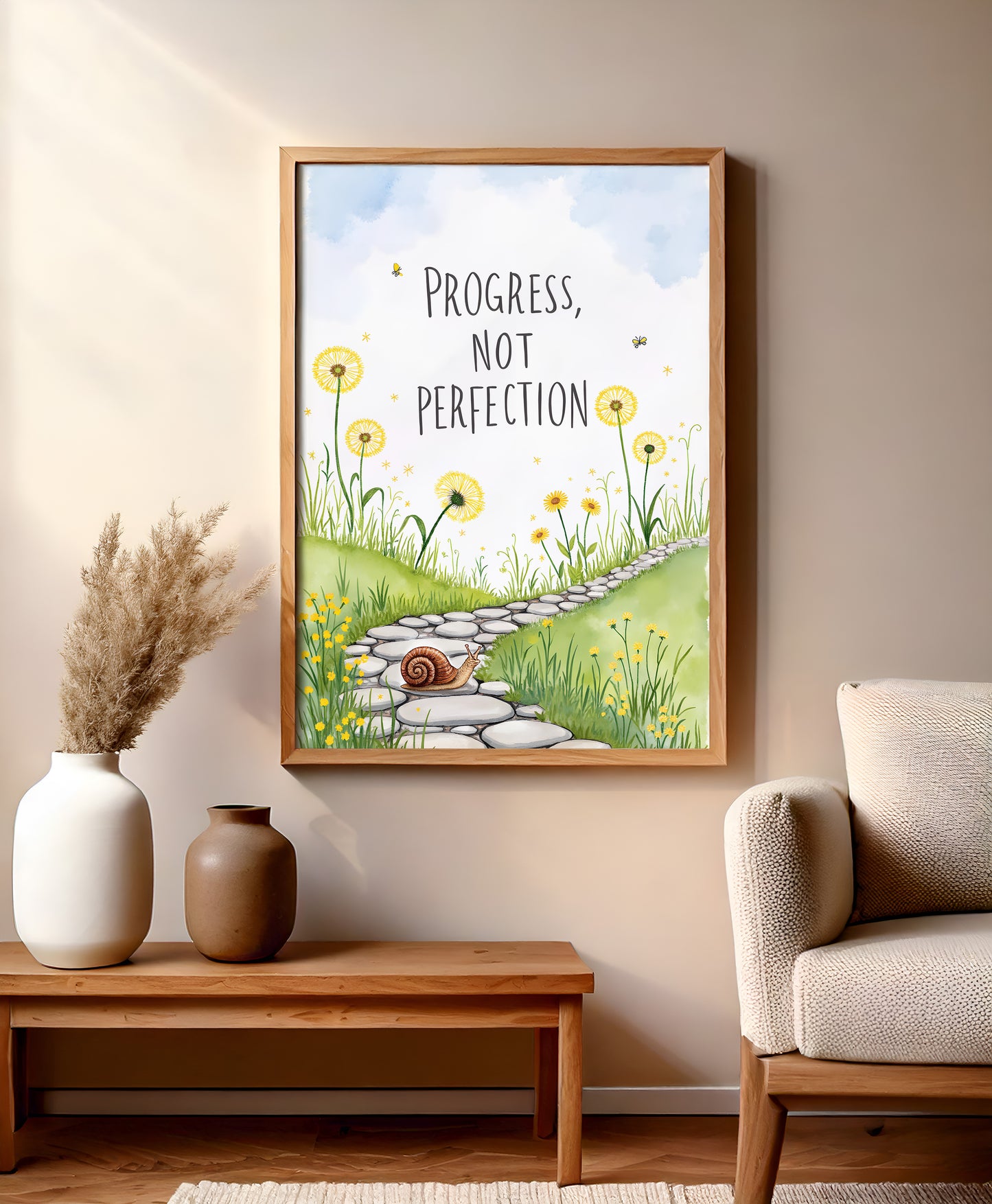 Inspirational Quote Wall Art | Printable Reminder Art | Digital Download | Cozy Home Decor | High-Resolution JPG