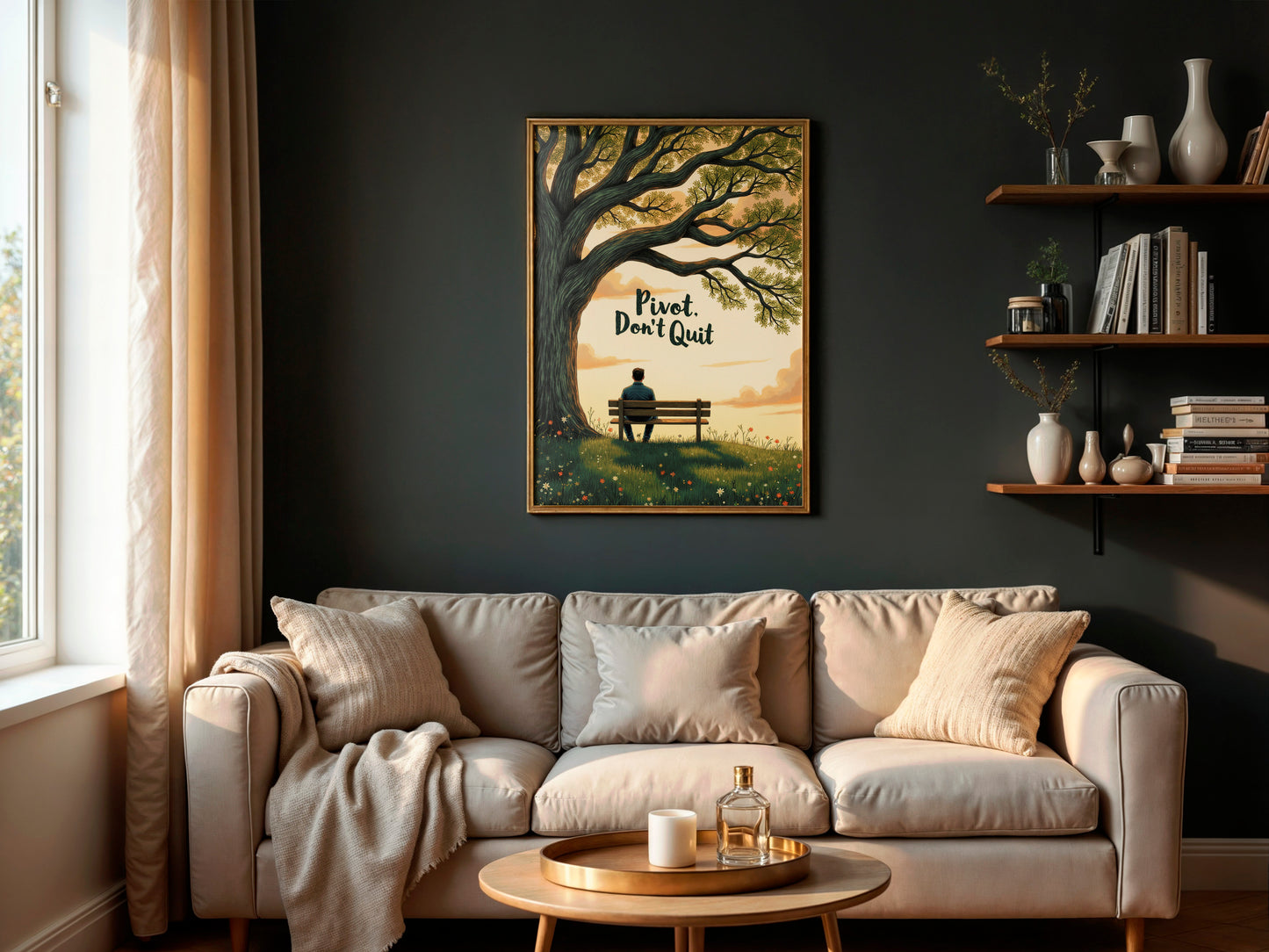 Inspirational Quote Wall Art | Printable Reminder Art | Digital Download | Cozy Home Decor | High-Resolution JPG (Copy)