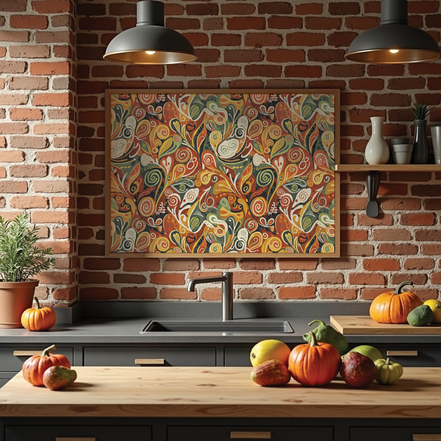 Showcase Art with PSD Frame Mockups for Wall Arts | 14 'Halloween Themed' Mockup Bundle + FREE Puppy 2026 Calendar (PDF) | Digital Download