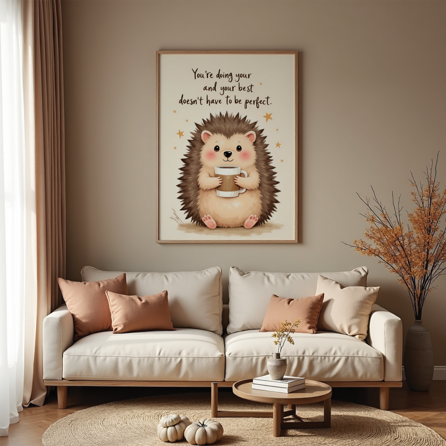 Showcase Art with PSD Frame Mockups for Wall Arts | 14 'Halloween Themed' Mockup Bundle + FREE Puppy 2026 Calendar (PDF) | Digital Download