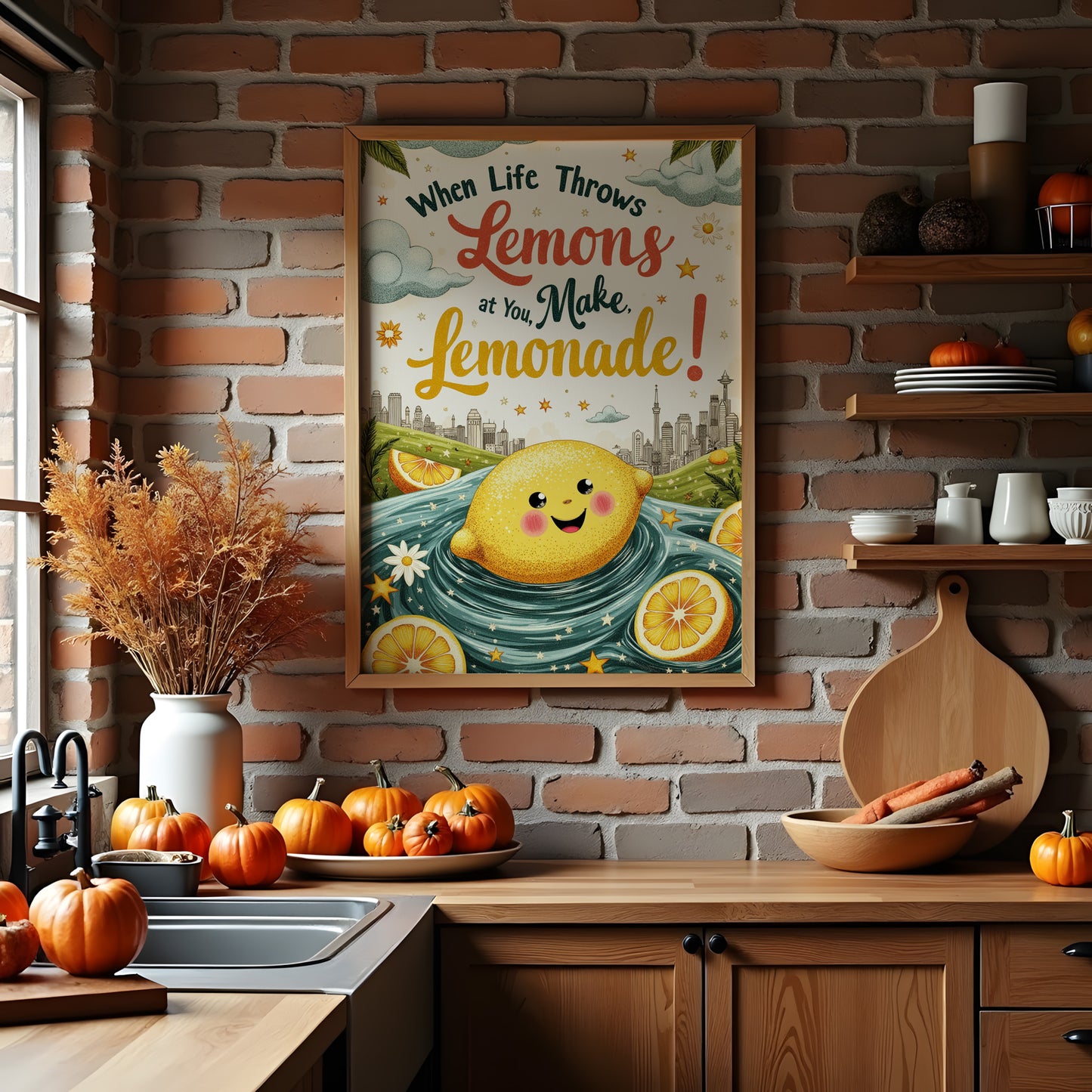 Funny Inspirational Quote Wall Art: Cozy Home Decor, Reminder Art with FREE 2026 Calendar (Digital Download)