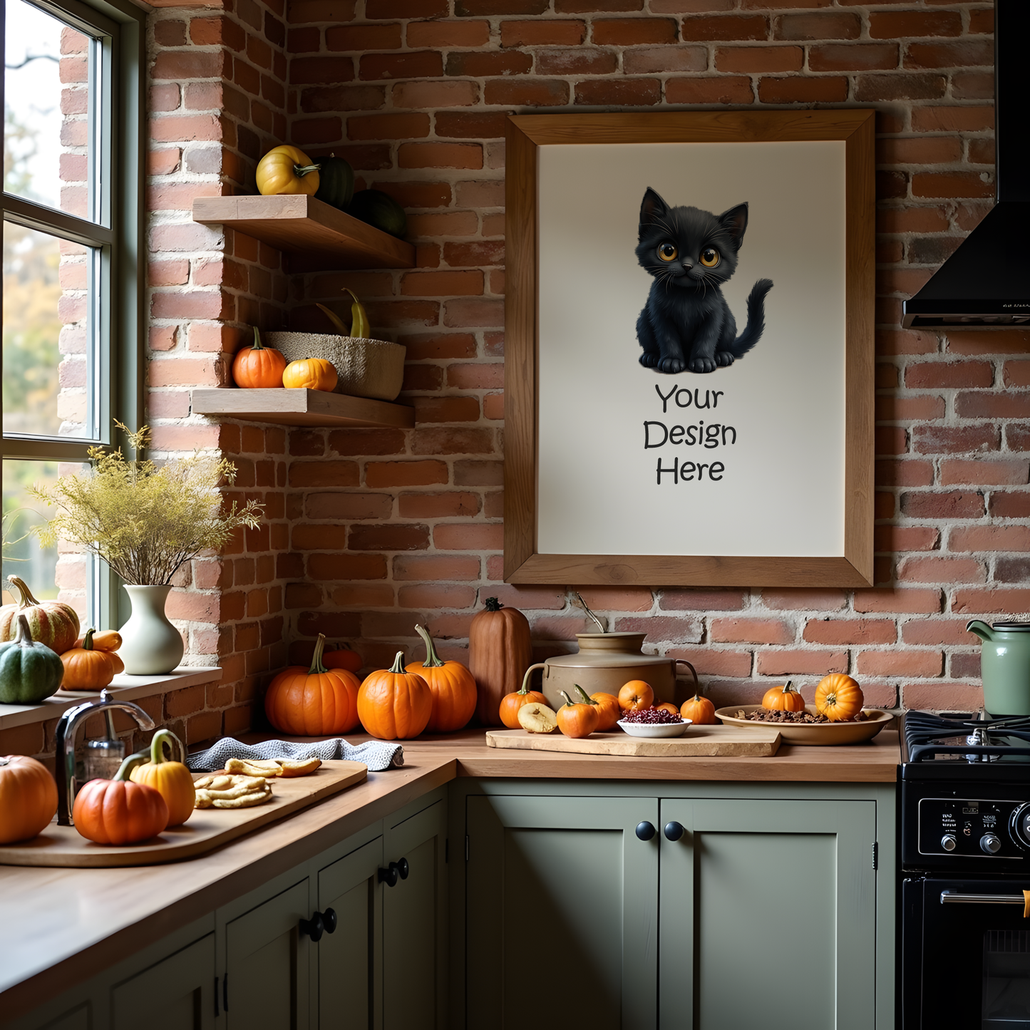 November PSD Mockups for Kitchen Wall Arts | 4 Mockup Bundle | Digital Download