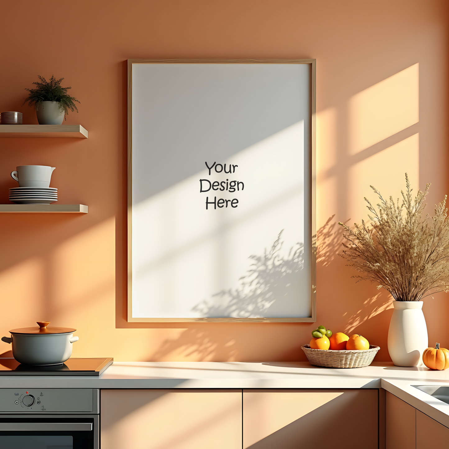 November PSD Mockups for Kitchen Wall Arts | 4 Mockup Bundle | Digital Download