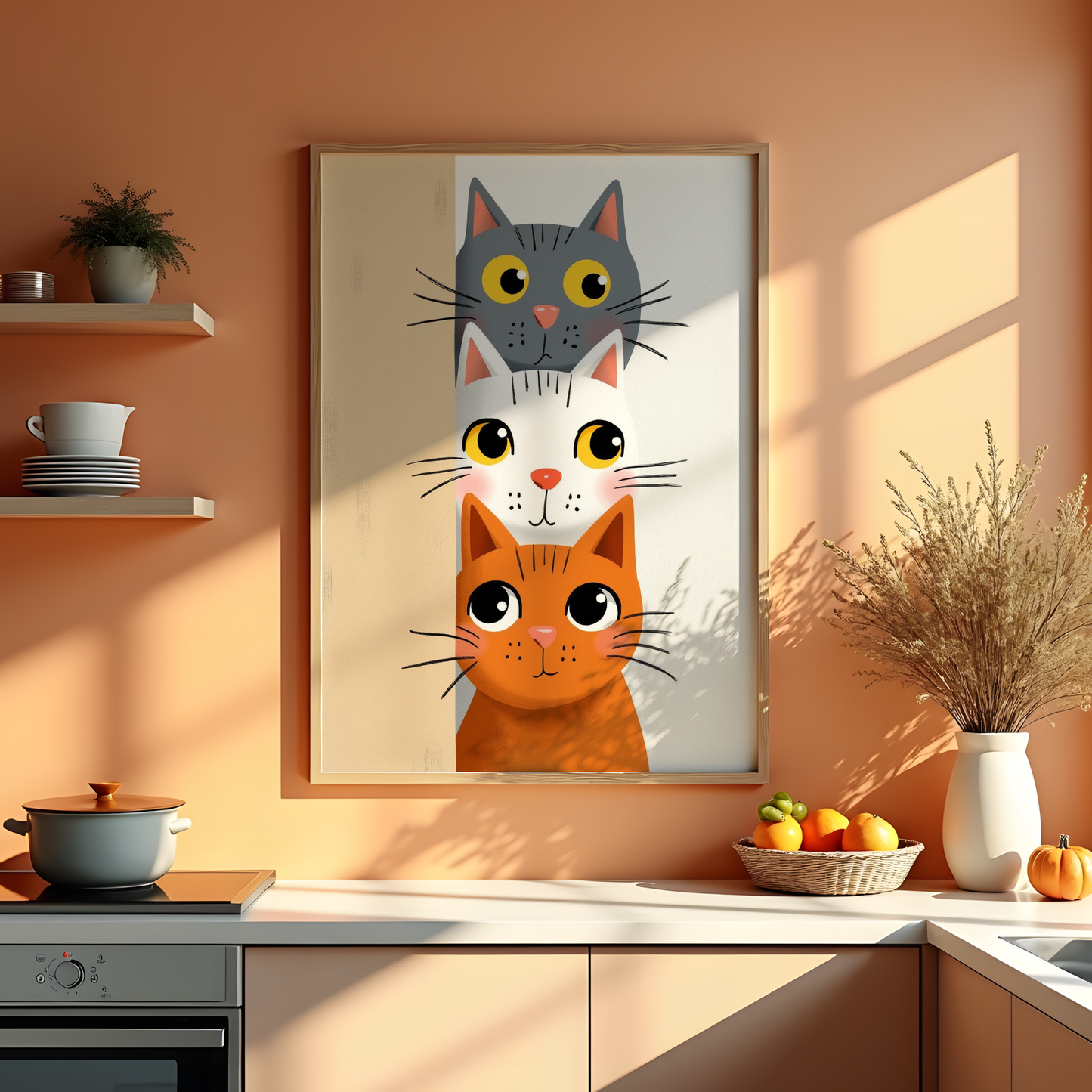 November PSD Mockups for Kitchen Wall Arts | 4 Mockup Bundle | Digital Download