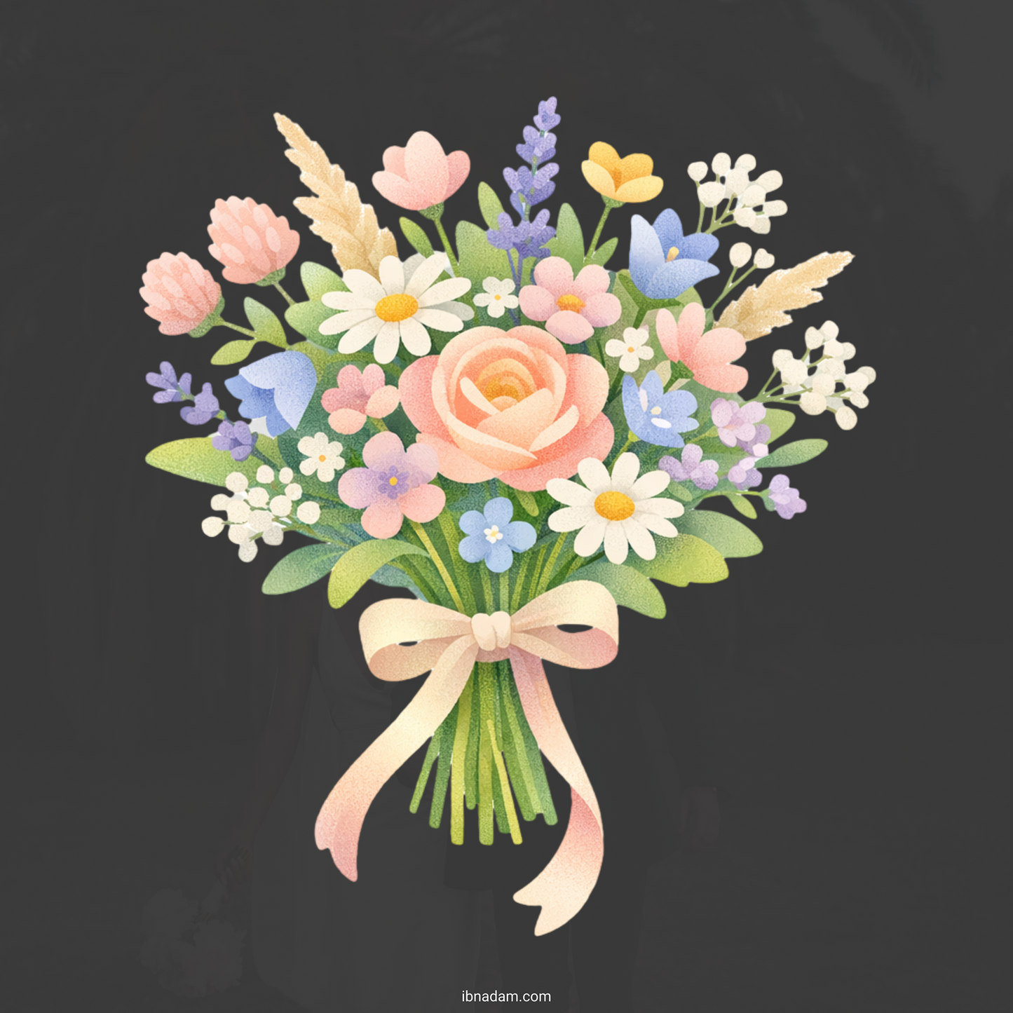 Wedding Floral Bouquet Stickers Pack | 20 PNG Transparent Floral Stickers | Wedding Clipart Bundle | Digital Download Floral PNG