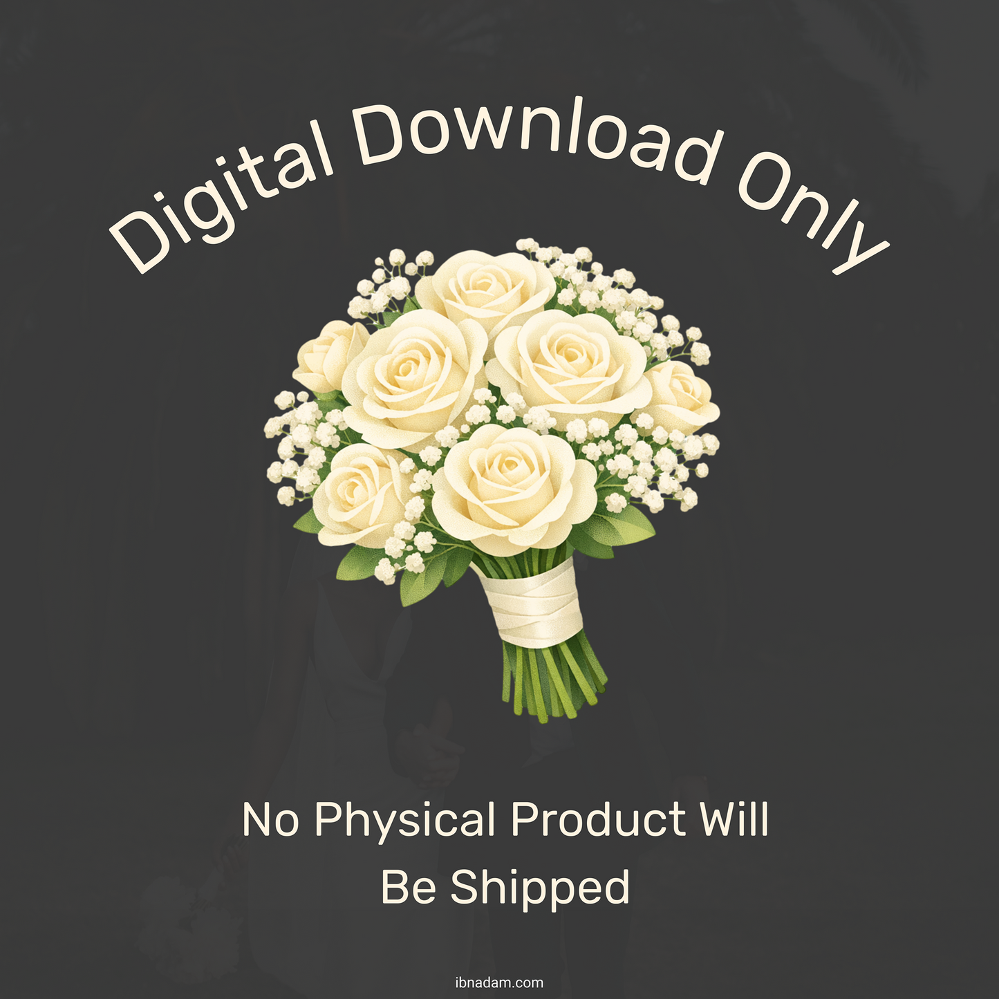 Wedding Floral Bouquet Stickers Pack | 20 PNG Transparent Floral Stickers | Wedding Clipart Bundle | Digital Download Floral PNG