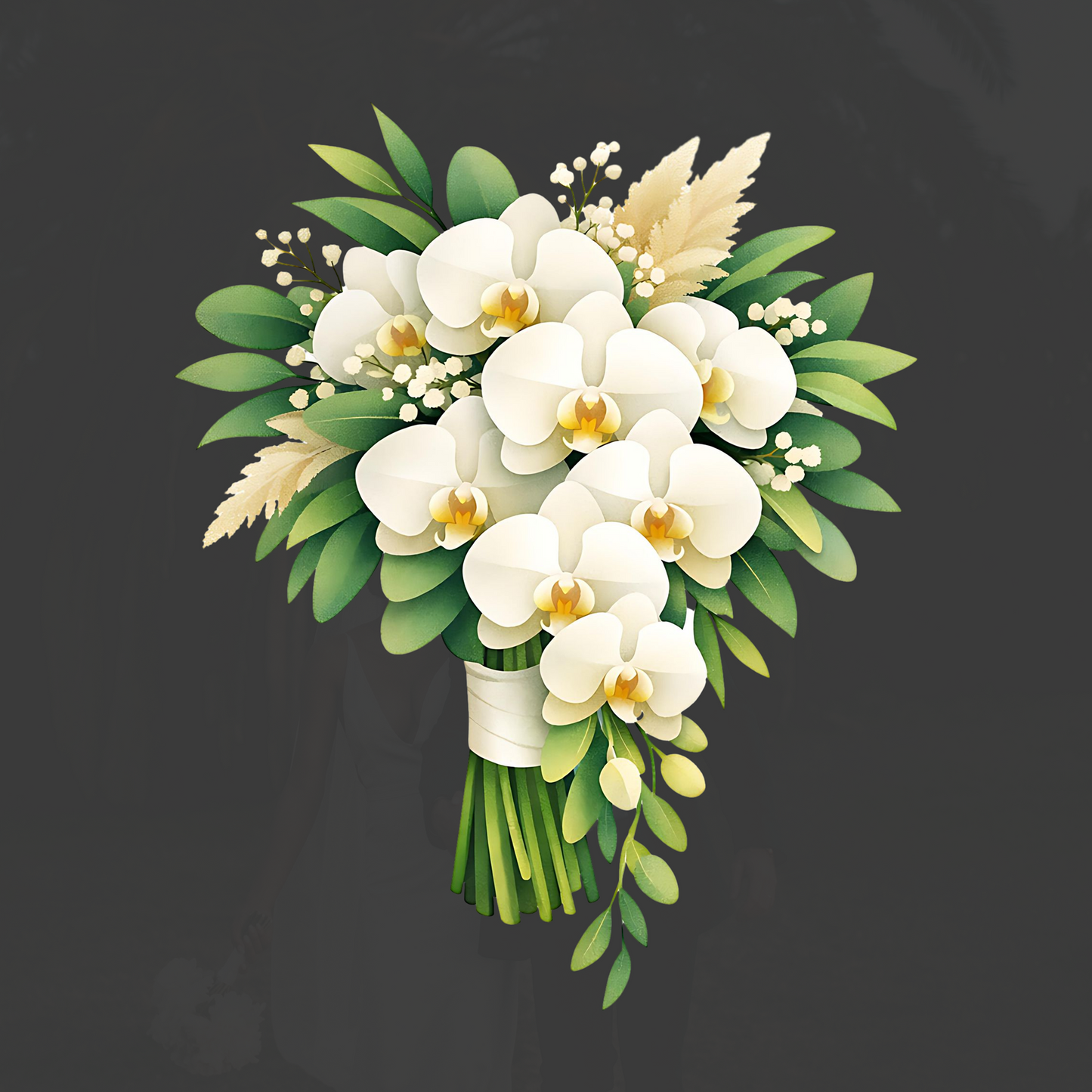 Wedding Floral Bouquet Stickers Pack | 20 PNG Transparent Floral Stickers | Wedding Clipart Bundle | Digital Download Floral PNG