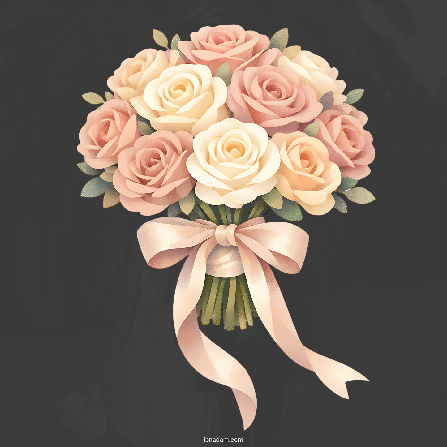 Wedding Floral Bouquet Stickers Pack | 20 PNG Transparent Floral Stickers | Wedding Clipart Bundle | Digital Download Floral PNG