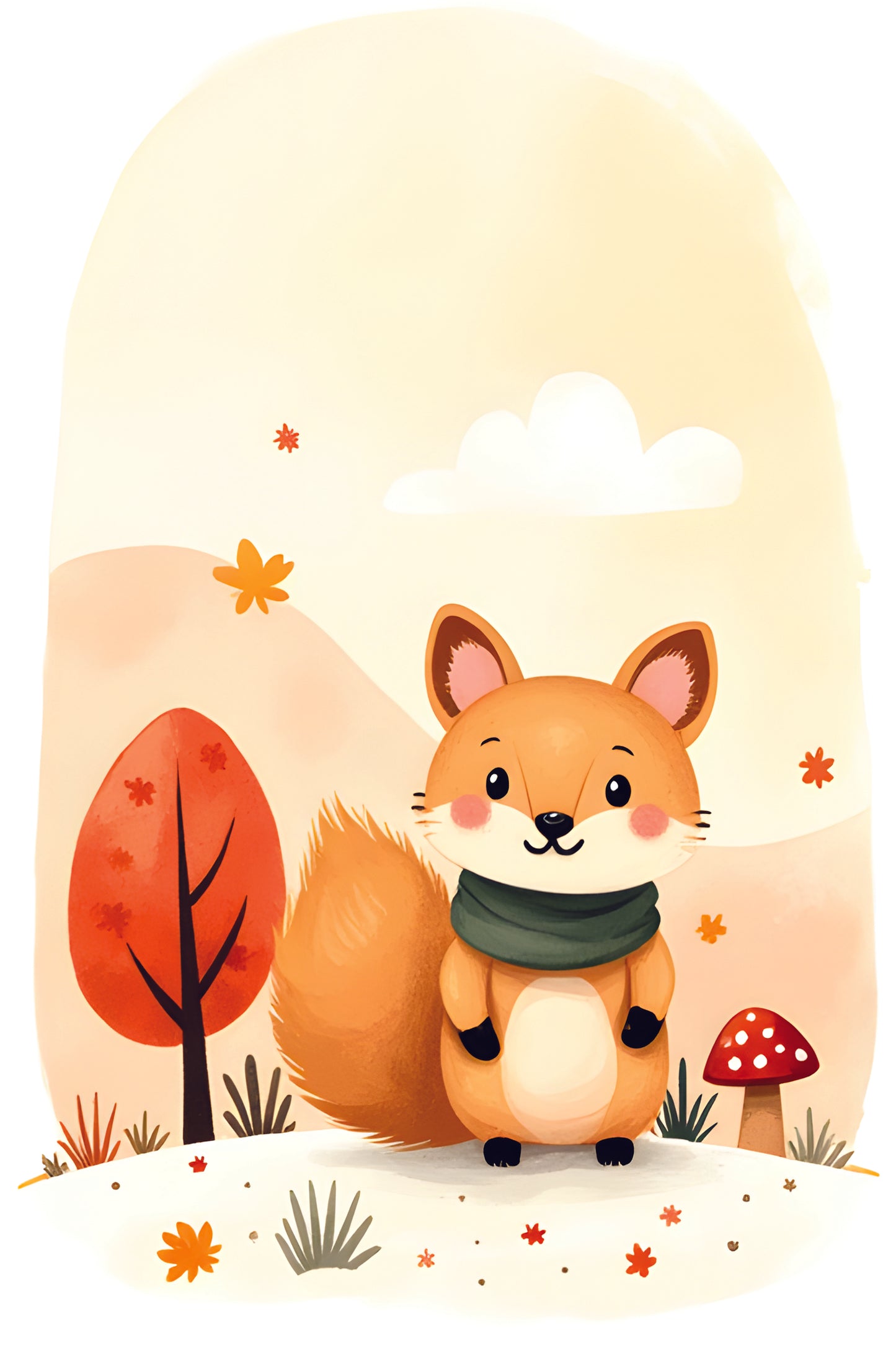 Fall Triptych Doodle Art | Kids Nursery Decor (Digital Download)