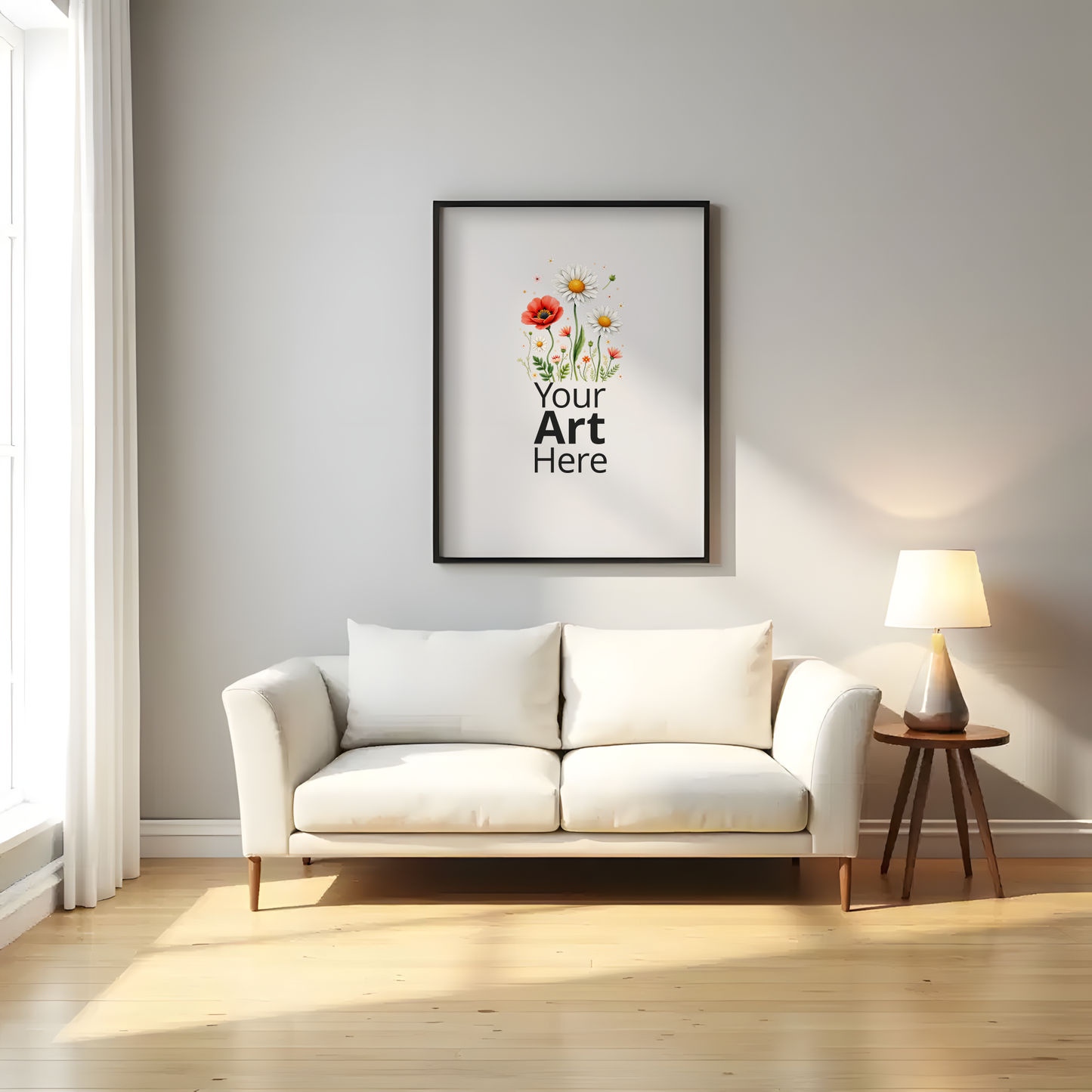 PSD Mockups for Wall Arts | 6 Mockup Bundle | Digital Download