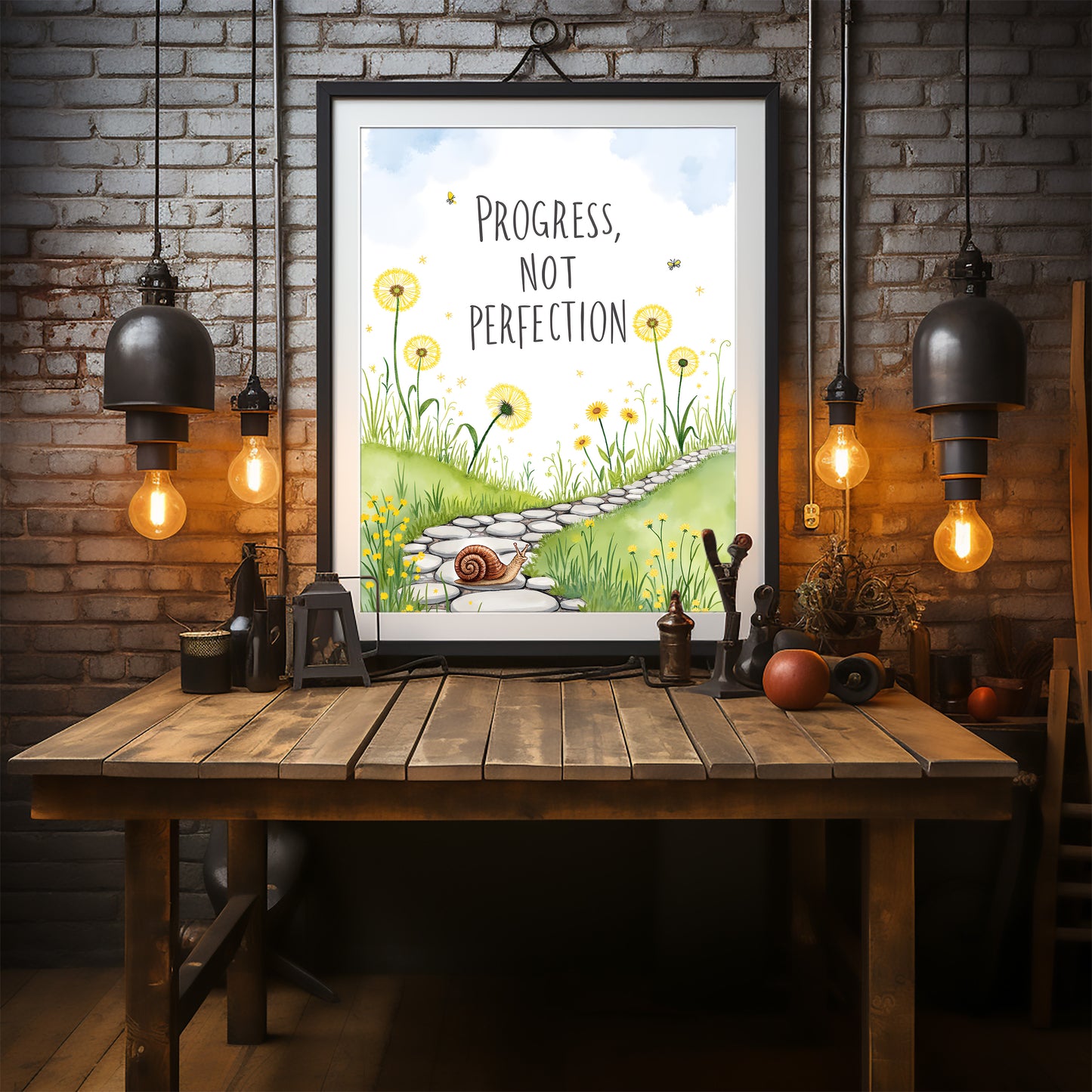 Inspirational Quote Wall Art | Printable Reminder Art | Digital Download | Cozy Home Decor | High-Resolution JPG